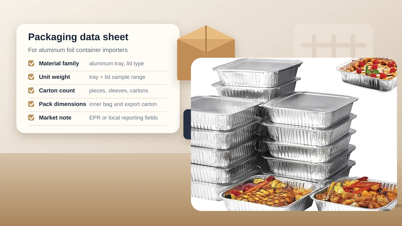Packaging Data for EPR: What Aluminum Foil Container Importers Should Collect